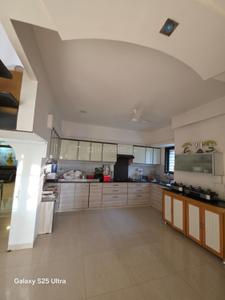 Kitchen Image of 2100 Sq.ft 3 BHK Penthouse for rent in Race Course Vadodara for Rs. 50000