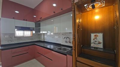 Kitchen Image of 1450 Sq.ft 3 BHK Apartment / Flat for rent in Srivara Vasudha, Bangalore City Municipal Corporation Layout Bengaluru for Rs. 46000