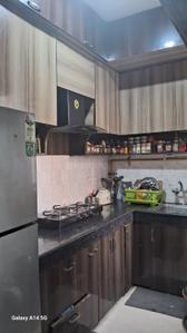 Kitchen Image of 1125 Sq.ft 3 BHK Apartment / Flat for rent in Aditya World City Ghaziabad for Rs. 17000