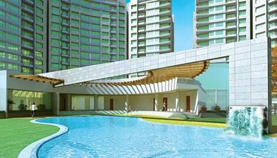 Image of 1850 Sq.ft 3 BHK Apartment / Flat for rent in Adani The Meadows, Shantigram, Ahmedabad for Rs. 33000