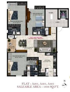 Image of 1864 Sq.ft 3 BHK Apartment / Flat for sale in Kilpauk, Chennai for Rs. 39000000