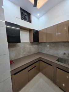 Kitchen Image of 500 Sq.ft 1 BHK Builder Floor for rent in Ramesh Nagar New Delhi for Rs. 19500
