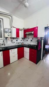 Kitchen Image of 1000 Sq.ft 2 BHK Builder Floor for rent in Malviya Nagar Jaipur for Rs. 24999