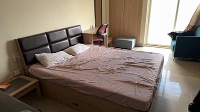 Bedroom Image of 455 Sq.ft 1 RK Apartment / Flat for rent in Supertech Eco Suites, Sector 137 Noida for Rs. 20000