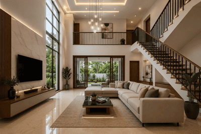 Living Room Image of 2000 Sq.ft 3 BHK Independent House for sale in Veliyannur Thrissur for Rs. 11800000