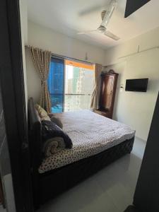 Bedroom Image of 555 Sq.ft 1 BHK Apartment / Flat for rent in Navkarmik Shiv Lilam, Borivali East Mumbai for Rs. 35000