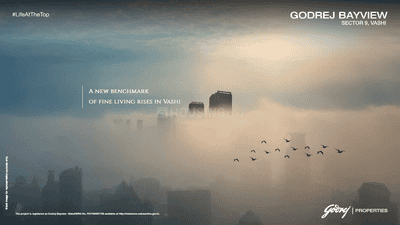 Image of 1100 Sq.ft 2 BHK Apartment / Flat for sale in Godrej Bayview, Vashi, Navi Mumbai for Rs. 27600000