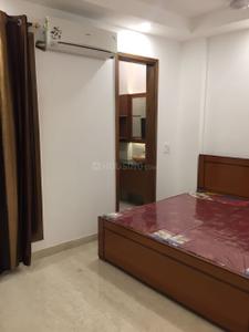 Bedroom Image of 419 Sq.ft 1 RK Builder Floor for rent in  Dayanand Colony RWA, Lajpat Nagar New Delhi for Rs. 18000
