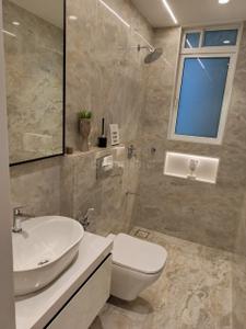 Bathroom Image of 630 Sq.ft 1 BHK Apartment / Flat for sale in Gujarat Kasturi Van, Bhayandar East Mira Bhayandar for Rs. 8300000