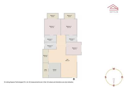 Image of 1505 Sq.ft 3 BHK Apartment / Flat for sale in Sai Nakshatra by Sai SDK Builders and Developers, Whitefield, Bengaluru for Rs. 13000000