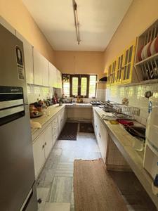 Kitchen Image of 2500 Sq.ft 3 BHK Builder Floor for rent in Hauz Khas New Delhi for Rs. 90000