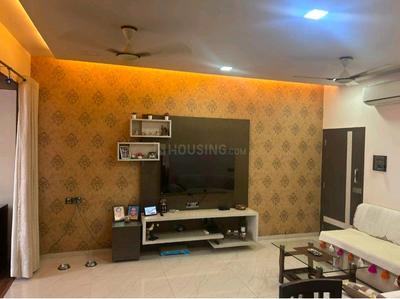Hall Image of 1100 Sq.ft 3 BHK Apartment / Flat for rent in Kopar Khairane Navi Mumbai for Rs. 85000