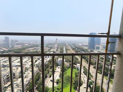 Balcony Image of 1000 Sq.ft 3 BHK Apartment / Flat for rent in Gami Asters, Ghansoli Navi Mumbai for Rs. 80000