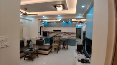 Hall Image of 1500 Sq.ft 3 BHK Apartment / Flat for rent in New Town Kolkata for Rs. 42000