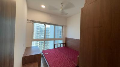 Bedroom Image of 950 Sq.ft 2 BHK Apartment / Flat for rent in A And O F Residences, Malad East Mumbai for Rs. 75000