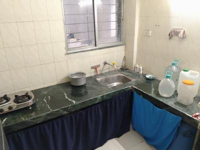 Kitchen Image of 580 Sq.ft 1 BHK Apartment / Flat for sale in Kondhawe-Dhawade Pune for Rs. 3300000