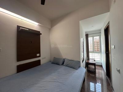 Bedroom Image of 712 Sq.ft 1 BHK Builder Floor for rent in HSR Layout Bengaluru for Rs. 35000