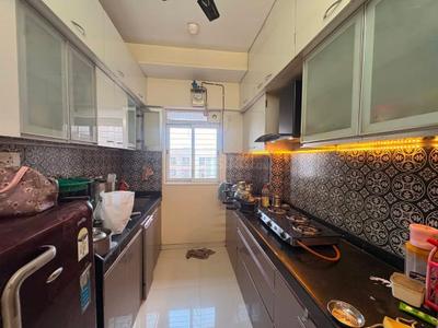 Kitchen Image of 472 Sq.ft 1 BHK Apartment / Flat for rent in Lodha Amara, Kolshet Thane for Rs. 35000