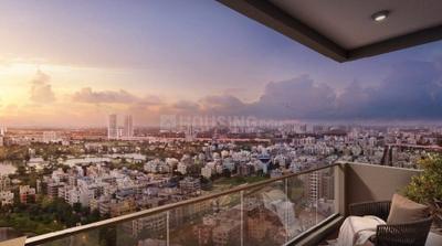 Balcony Image of 2187 Sq.ft 4 BHK Apartment / Flat for sale in Town Square, New Town Kolkata for Rs. 40300000