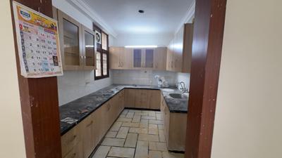 Kitchen Image of 1800 Sq.ft 3 BHK Apartment / Flat for rent in Vishwas Nagar Apartments, Sector 23 Dwarka New Delhi for Rs. 46000
