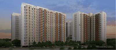 Image of 300 Sq.ft 1 RK Apartment / Flat for sale in Mahindra Happinest, Palghar, Mumbai for Rs. 1600000