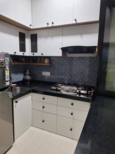 Kitchen Image of 450 Sq.ft 1 BHK Apartment / Flat for rent in Lodha Crown, Thane West Thane for Rs. 35000