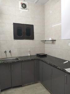 Kitchen Image of 650 Sq.ft 1 BHK Builder Floor for rent in Shalimar Bagh New Delhi for Rs. 22000