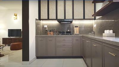 Kitchen Image of 2027 Sq.ft 3 BHK Apartment / Flat for sale in Godrej Woodscapes, Budigere Cross Bengaluru for Rs. 29000000