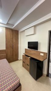 Bedroom Image of 850 Sq.ft 1 RK Builder Floor for rent in Malviya Nagar Jaipur for Rs. 16000