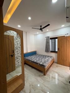 Bedroom Image of 950 Sq.ft 1 BHK Builder Floor for rent in Scheme 78 Indore for Rs. 19000