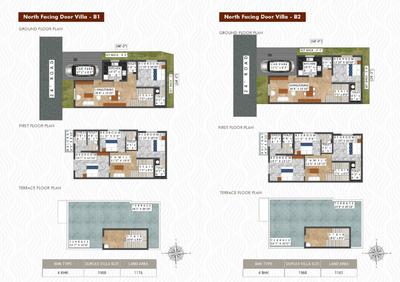 Floor Plan Image of 1710 Sq.ft 4 BHK Villa for sale in Sithalapakkam Chennai for Rs. 11900000