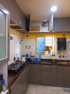 Kitchen Image of 1000 Sq.ft 2 BHK Apartment / Flat for sale in Kutighat Kolkata for Rs. 3800000