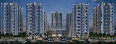 Image of 1290 Sq.ft 2 BHK Apartment / Flat for sale in Ananda The Legacey, Puppalaguda, Hyderabad for Rs. 10620000
