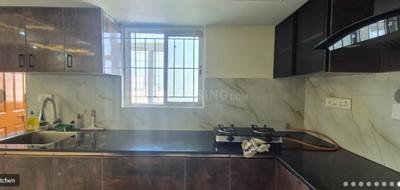 Kitchen Image of 1600 Sq.ft 3 BHK Apartment / Flat for rent in Divya SLV Ratnagiri Enclave, Whitefield Bengaluru for Rs. 38000