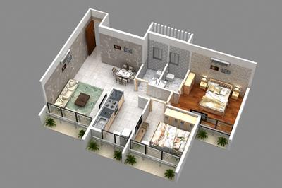 Image of 682 Sq.ft 1 BHK Apartment / Flat for sale in Golden Corniche, Taloja, Navi Mumbai for Rs. 4750000