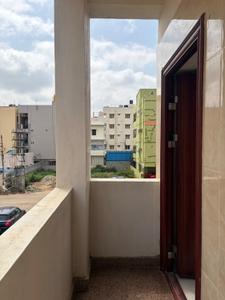 Balcony Image of 600 Sq.ft 1 BHK Apartment / Flat for rent in Whitefield Bengaluru for Rs. 17000