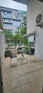 Balcony Image of 700 Sq.ft 1 BHK Apartment / Flat for rent in Rohan Mithila, Viman Nagar Pune for Rs. 43000