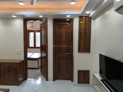 Hall Image of 900 Sq.ft 2 BHK Builder Floor for rent in Lajpat Nagar New Delhi for Rs. 75000