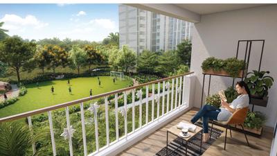 Balcony Image of 800 Sq.ft 2 BHK Apartment / Flat for sale in Lodha Casa Belvedere, Dombivli East Thane for Rs. 7500000