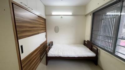 Bedroom Image of 630 Sq.ft 1 BHK Apartment / Flat for rent in Savvy Studioz, Gota Ahmedabad for Rs. 17000
