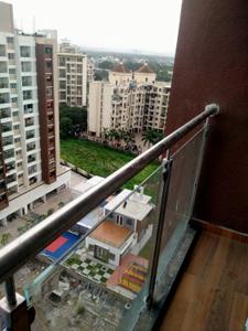 Balcony Image of 970 Sq.ft 3 BHK Apartment / Flat for rent in Tirupati Regalia Phase 2, Dhanori Pune for Rs. 35000