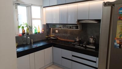 Kitchen Image of 1950 Sq.ft 3.5 BHK Apartment / Flat for rent in UPAVP Ganga Yamuna And Hindon Enclave, Siddharth Vihar Ghaziabad for Rs. 45000