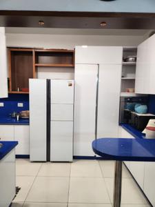 Kitchen Image of 1750 Sq.ft 3 BHK Apartment / Flat for rent in L And T Raintree Boulevard, Sahakara Nagar Bengaluru for Rs. 120000