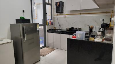 Kitchen Image of 1517 Sq.ft 3 BHK Apartment / Flat for rent in Shantigram Ahmedabad for Rs. 40000