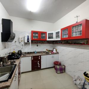 Kitchen Image of 1456 Sq.ft 3 BHK Apartment / Flat for sale in Uttarahalli Hobli Bengaluru for Rs. 10000000