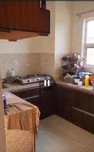 Kitchen Image of 1250 Sq.ft 2 BHK Apartment / Flat for rent in Mathura Vrindavan MVDA Rukmani Vihar Awasiya Yojana, Goda Vihar Vrindavan for Rs. 27000