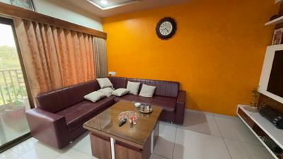 Living Room Image of 1350 Sq.ft 2 BHK Builder Floor for sale in Shivam Sky, New Maninagar Ahmedabad for Rs. 5200000