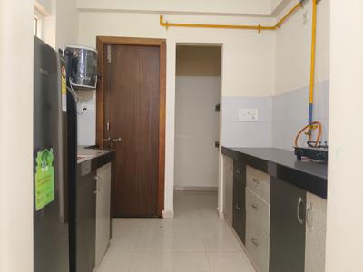 Kitchen Image of 1150 Sq.ft 2 BHK Apartment / Flat for rent in Adani Elysium, Shantigram Ahmedabad for Rs. 33500