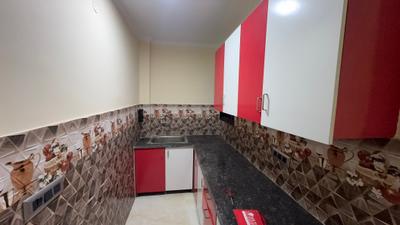 Kitchen Image of 475 Sq.ft 1 BHK Apartment / Flat for rent in Rajpur Khurd Extension New Delhi for Rs. 17000