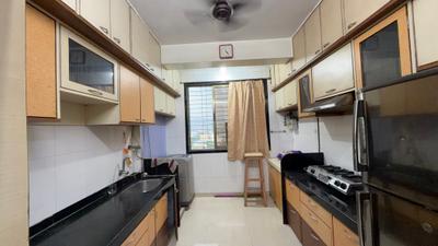 Kitchen Image of 1250 Sq.ft 2 BHK Apartment / Flat for rent in Beverly Park, Nerul Navi Mumbai for Rs. 80000